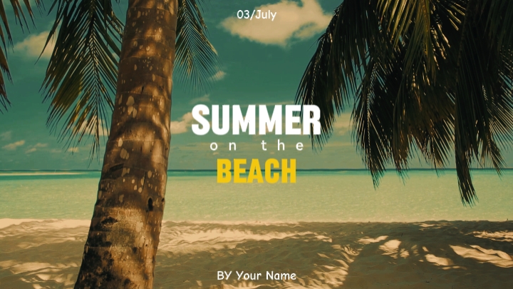 summer on the beach