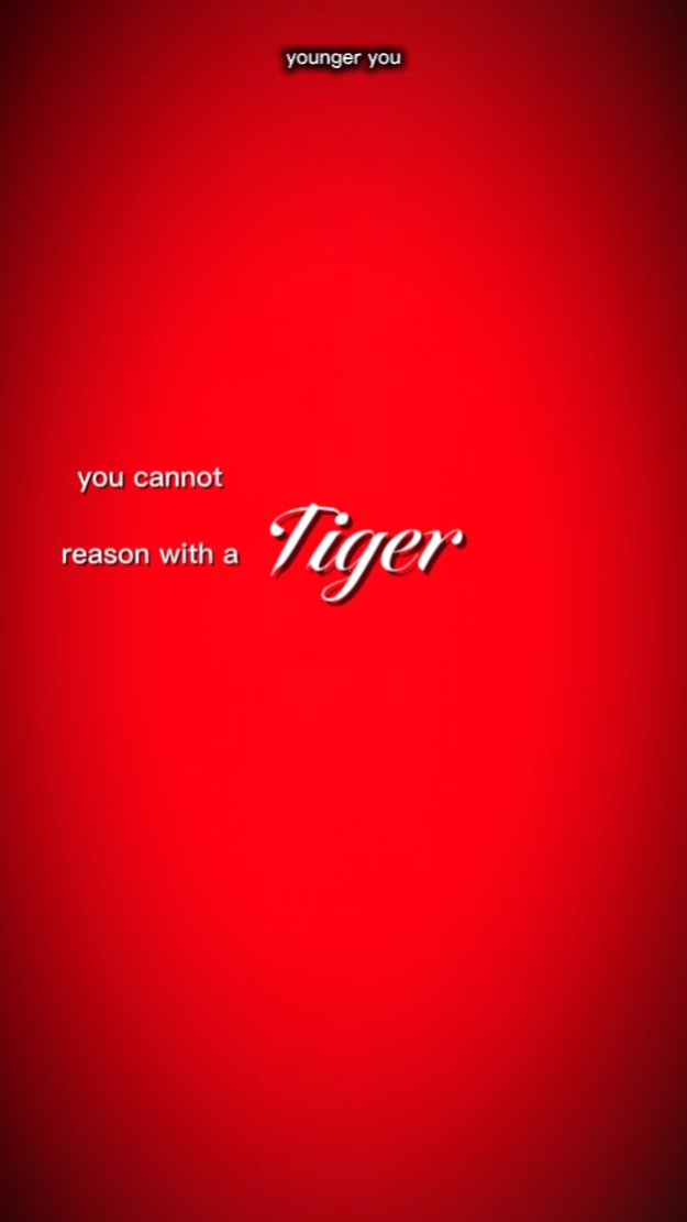 No puedo razonar tigre 