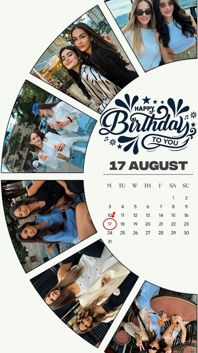 Birthday 17 August