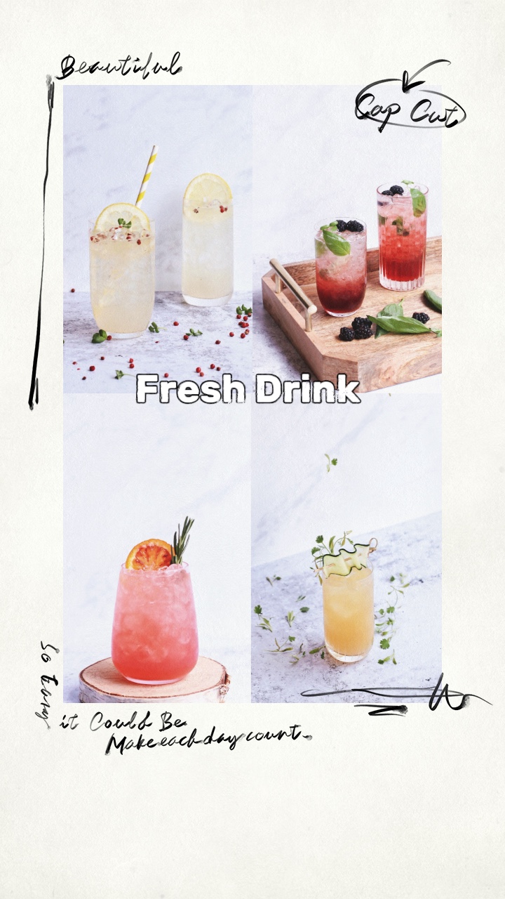 Drink Product Display Beating Match TikTok Style