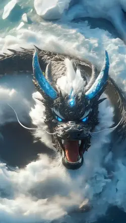 dragon bleu