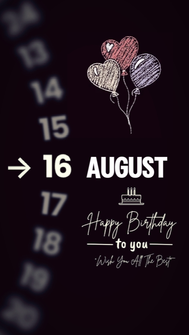 Bday daughter 16 Aug