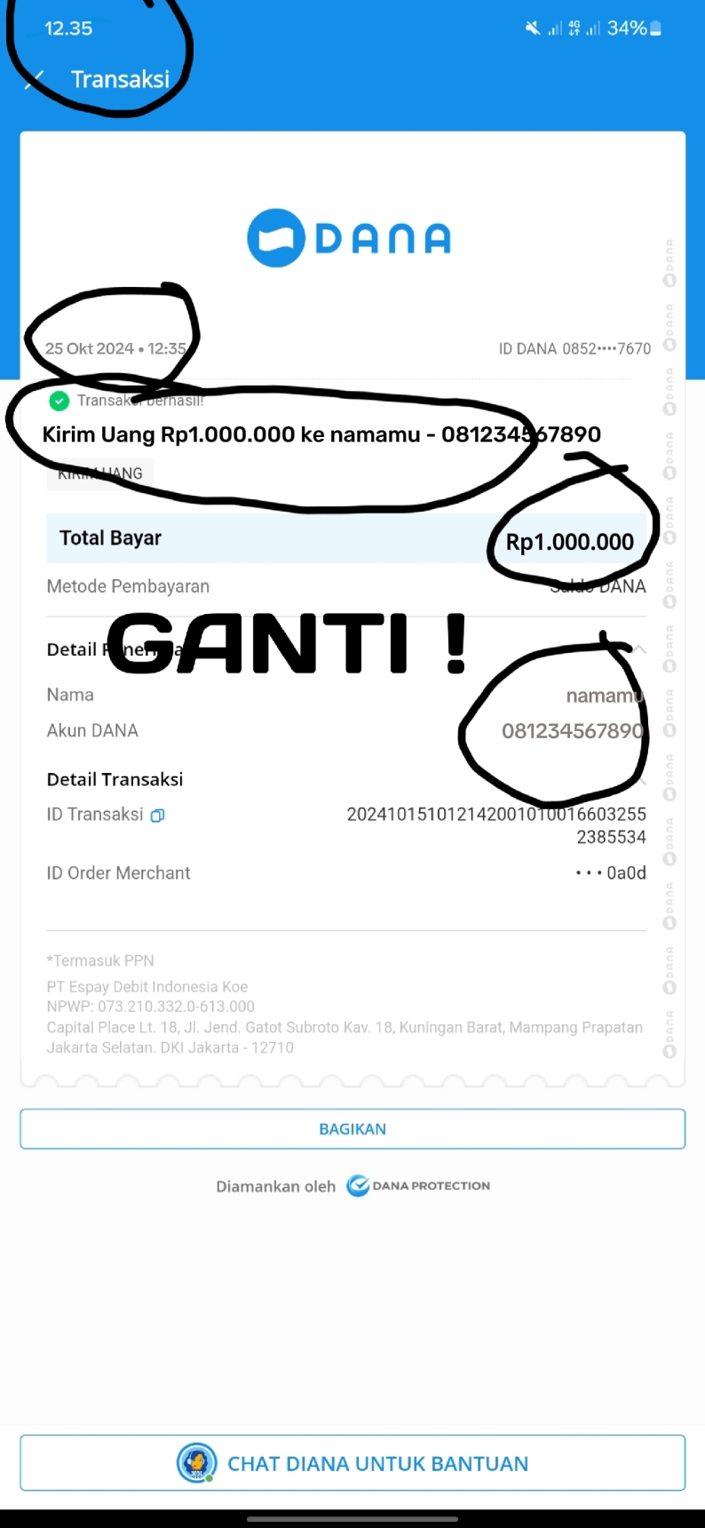 Falso tfversi samsung