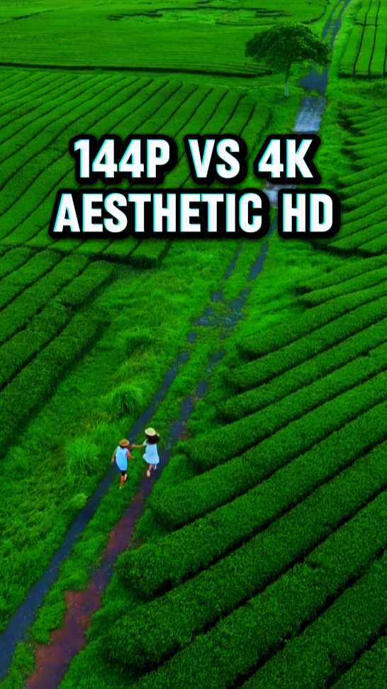 144p vs 4k Aesthetic