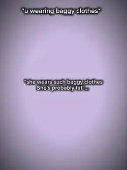 Baggy/tight clothes