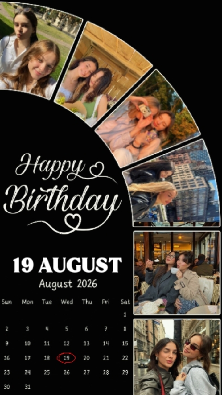 BIRTHDAY 19 AUGUST 