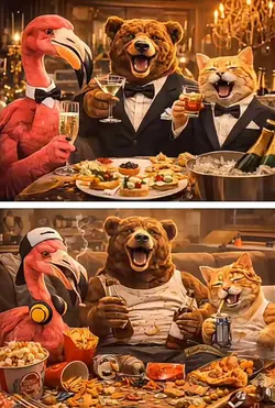 It started classy…