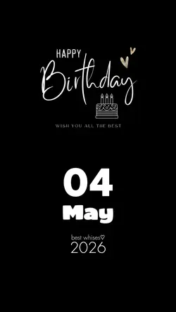 HBD 4 MEI 2026 