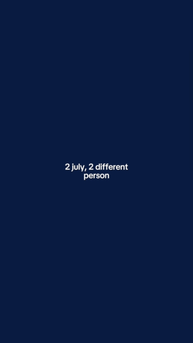 2 juillet, 2 différents