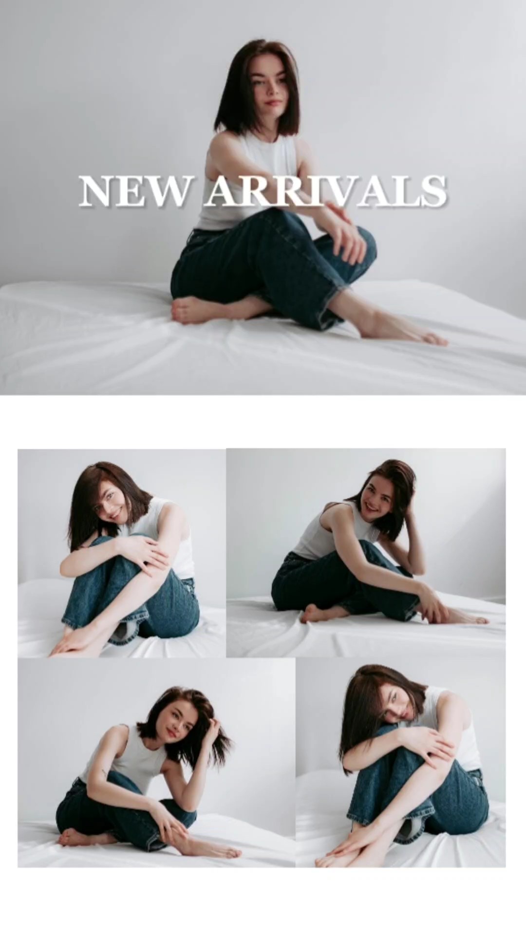 Tampilan Produk Pakaian Dalam Showcase Iklan Kreatif 