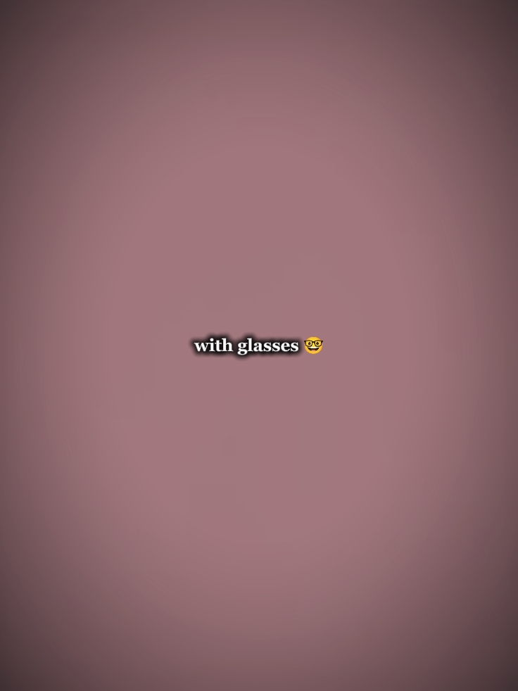 with & without glass