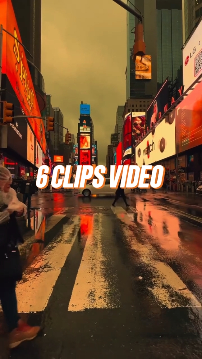 6 CLIPS VIDÉO 
