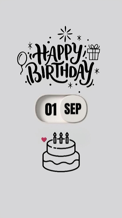 01 SEPTEMBER BDAY