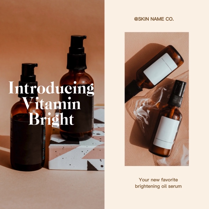 Anuncios de productos de belleza