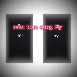 mẫu tren cùng Ny