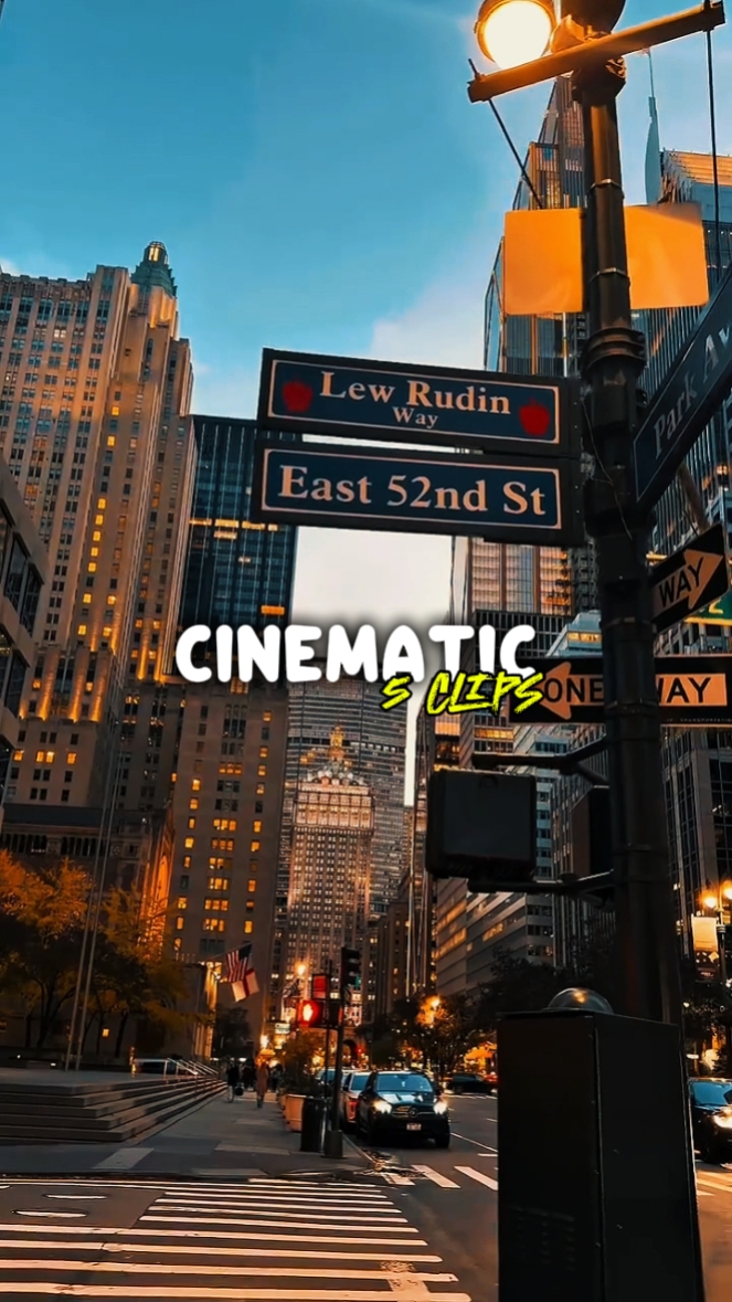 5 CLIPS CINEMÁTICOS 