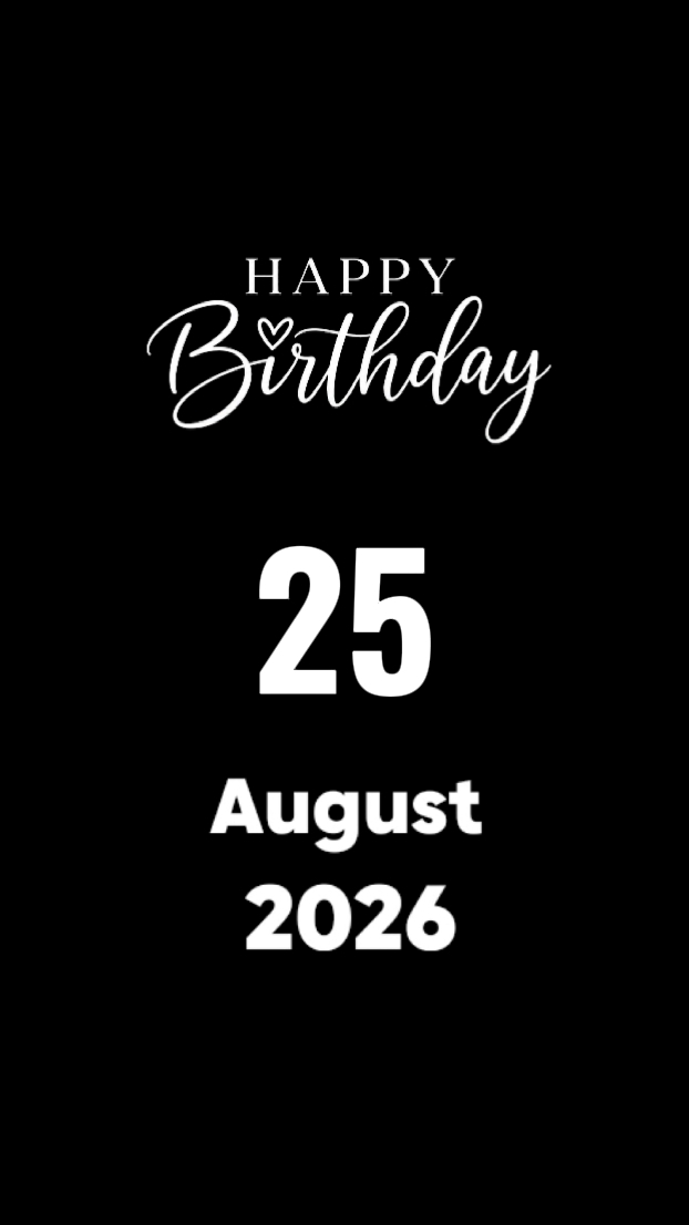 ULANG TAHUN 25 AGUSTUS