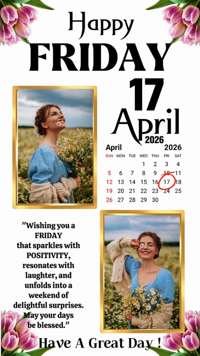 Freitag, 17. April 2026
