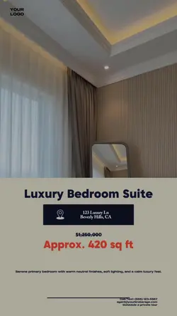 Serene Luxury Bedroom Tour