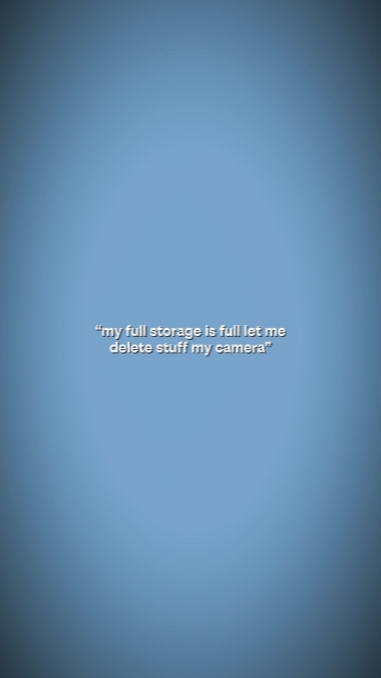 storage is full
