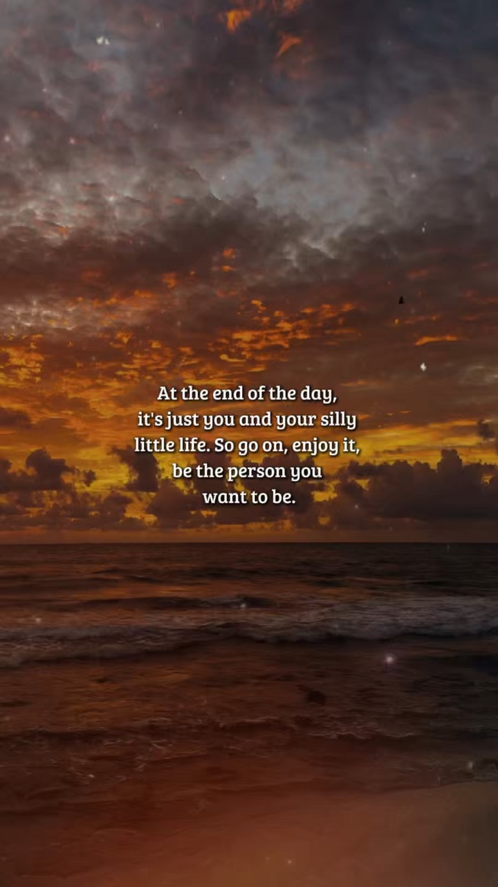 At the end of theday