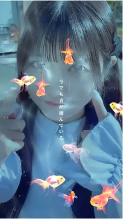 3 D浮遊金魚の雰囲気感