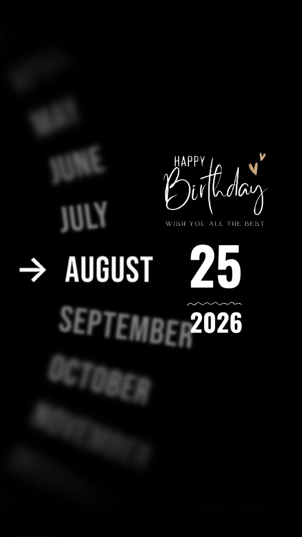 BDAY LOVE 25 AUGUST