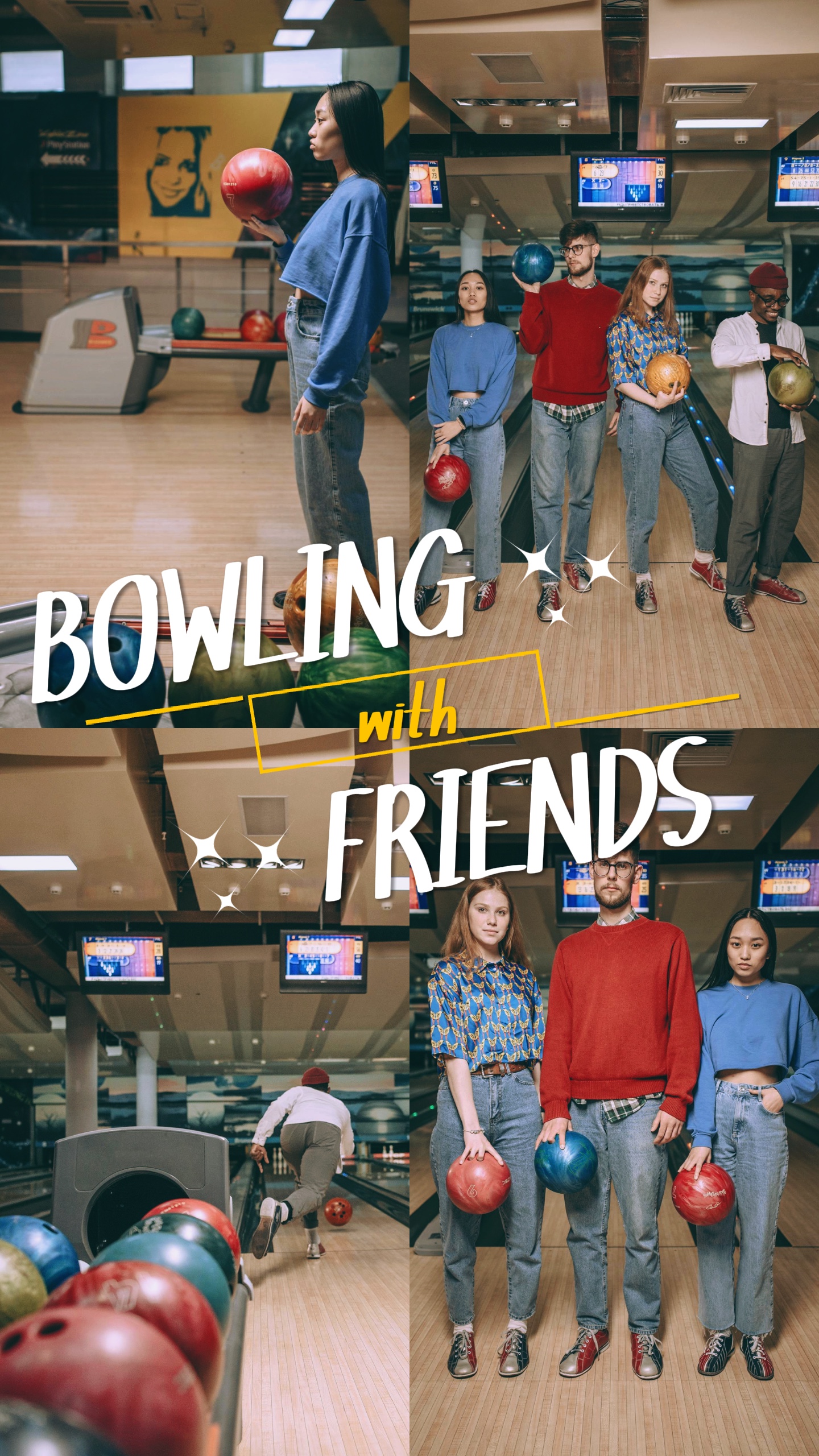 arkadaşlarla bowling