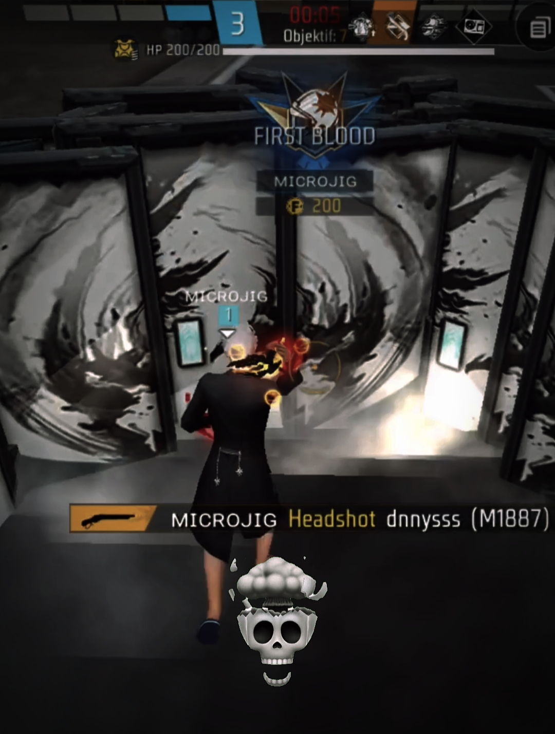 skull face trend ff 