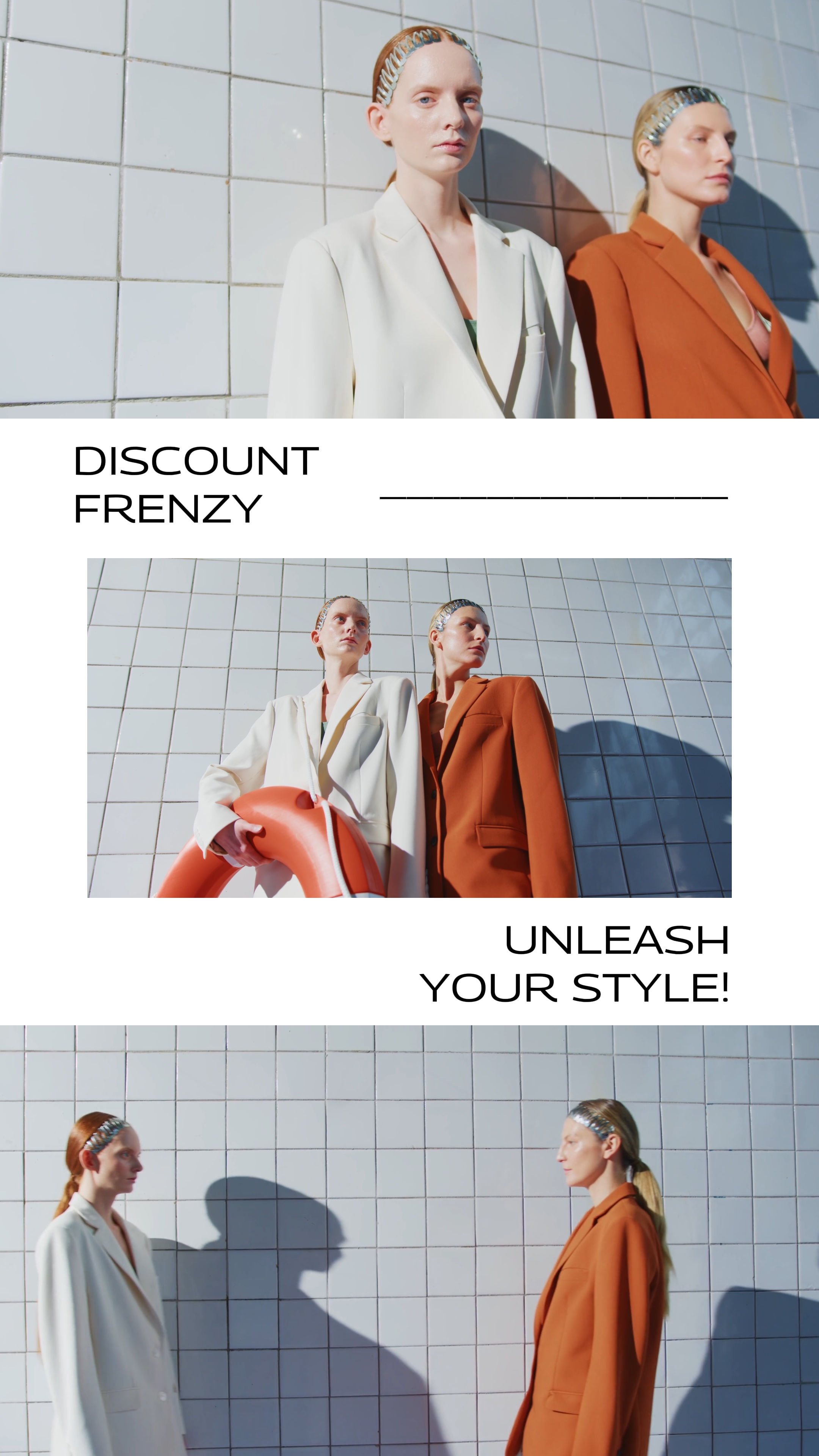 Clothing Product Display In Multi Clips TikTok Style