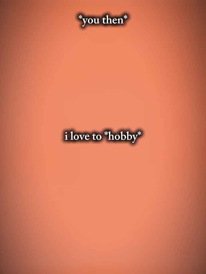 Saya suka hobi 