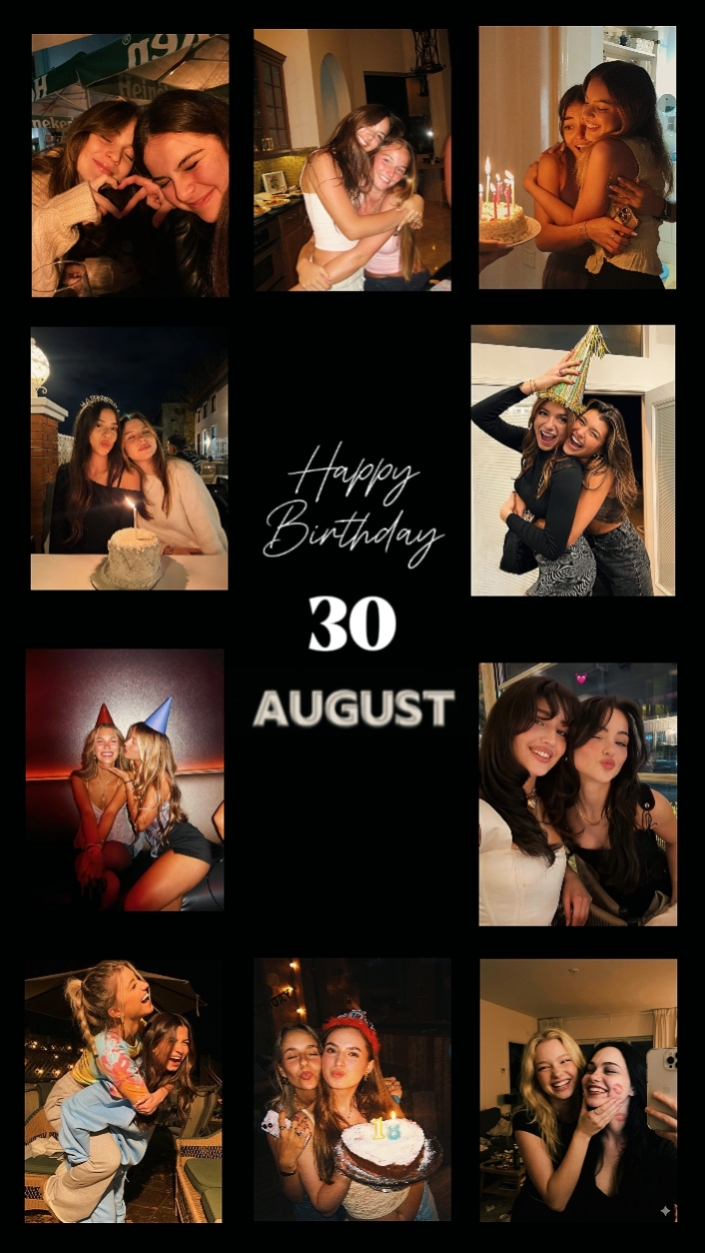 BIRTHDAY 30 AUGUST