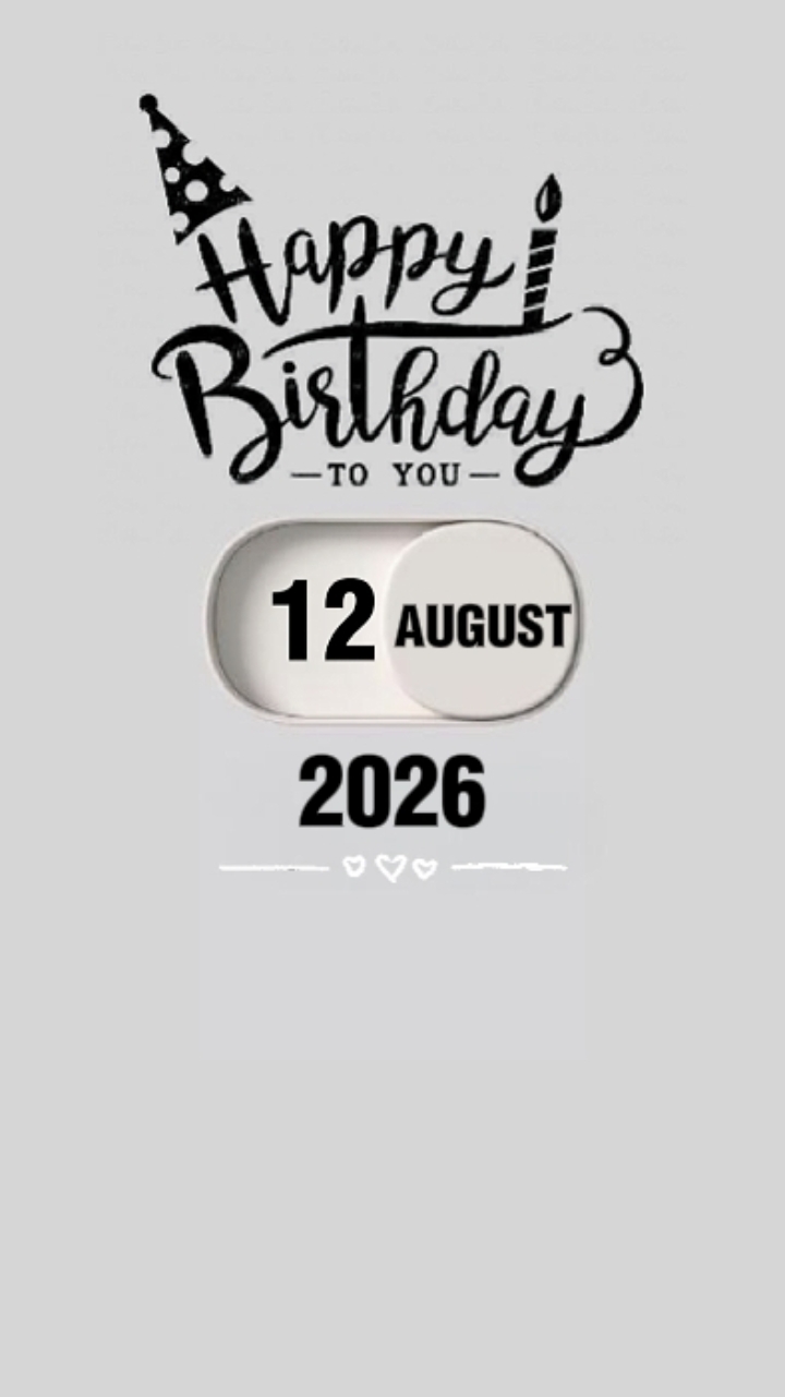 ULANG TAHUN 12 AGUSTUS 