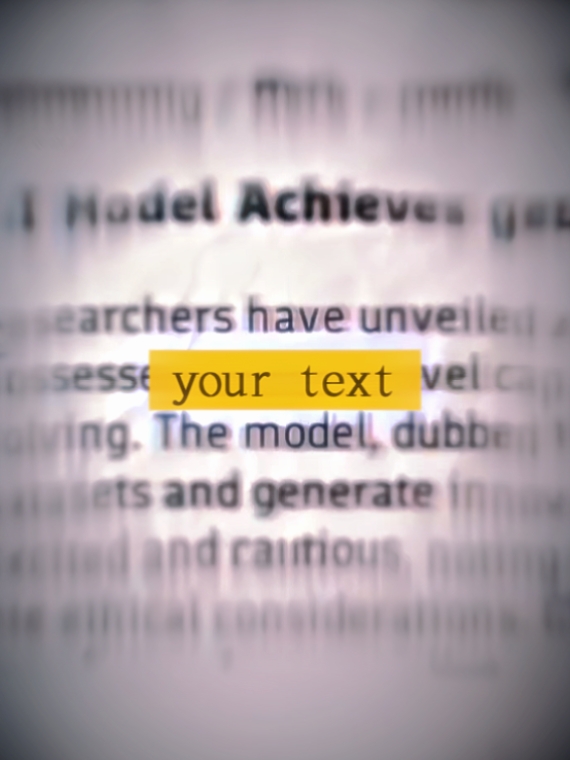 Your text 