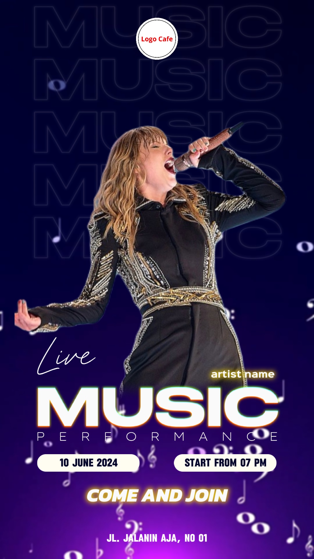 Música ao vivo A1