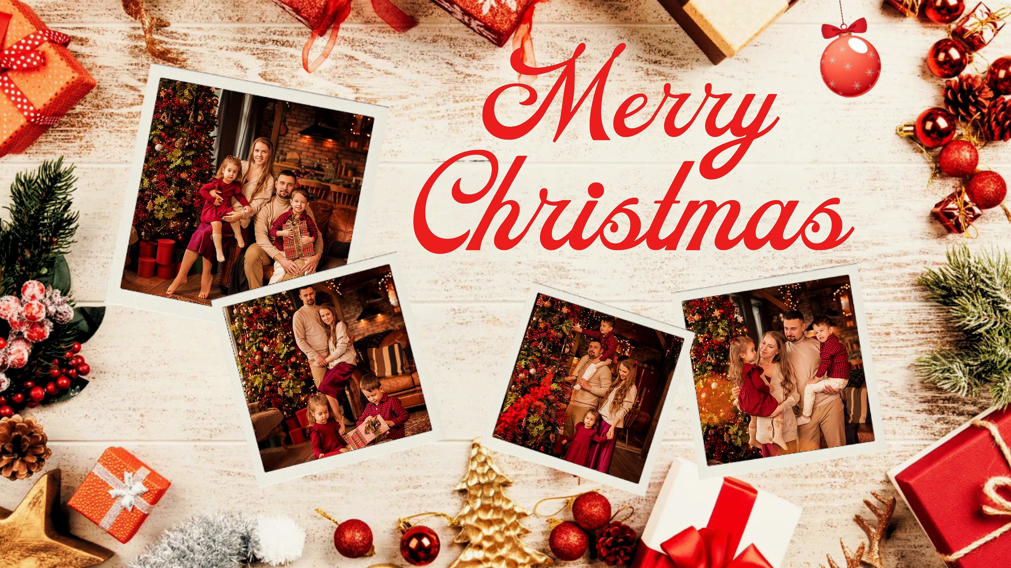christmascard family