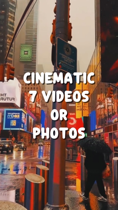 7 VÍDEOS CINEMÁTICOS