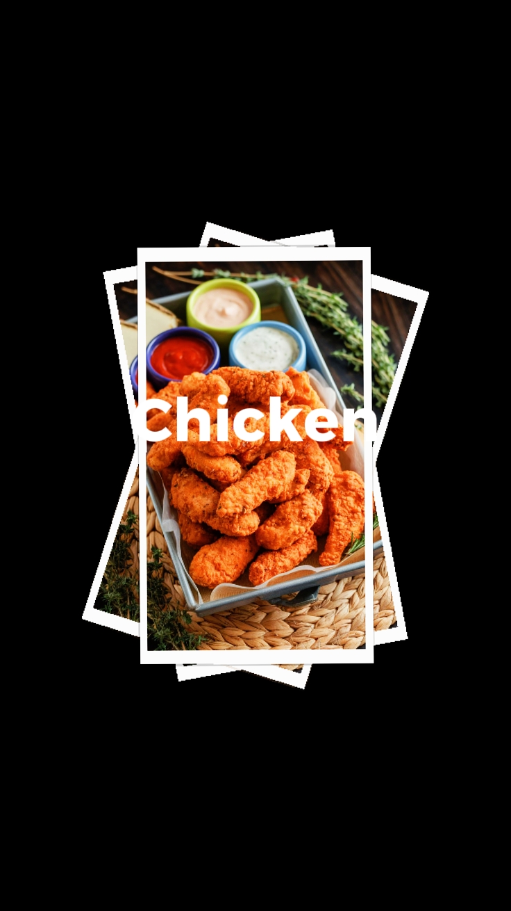 food menu chicken
