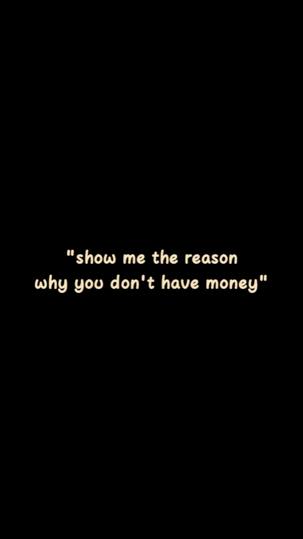 don't have money 