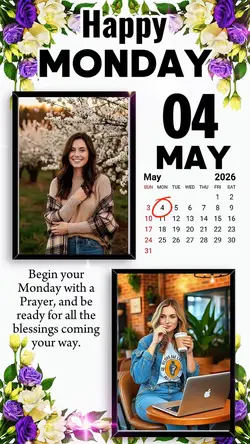 Monday 4 May 2026