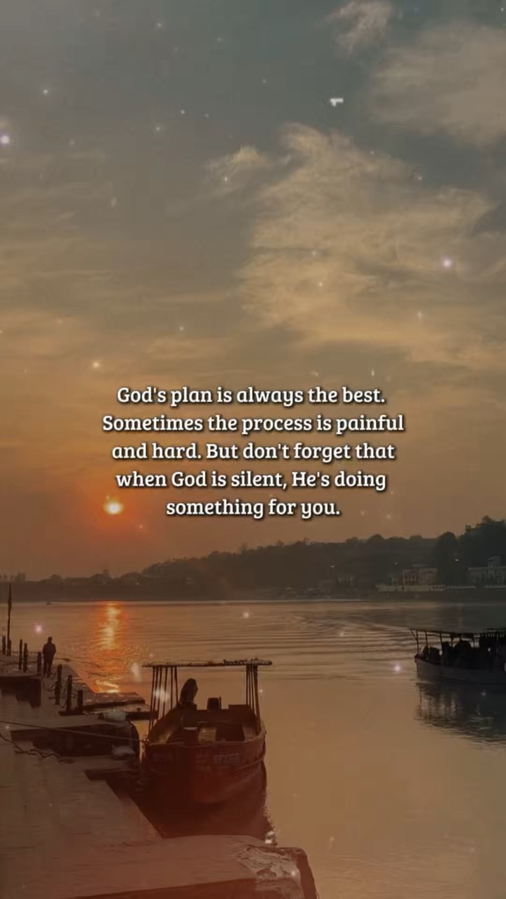Gottes Plan ist immer