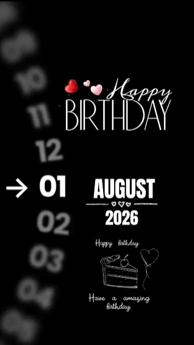 HBD 1 AGUSTUS