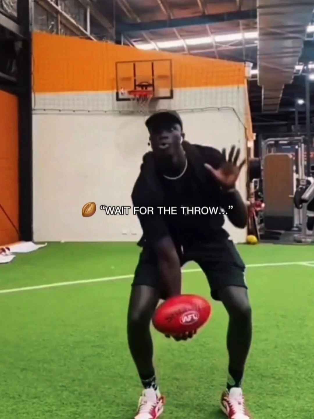 WAIT FOR THE THROW..