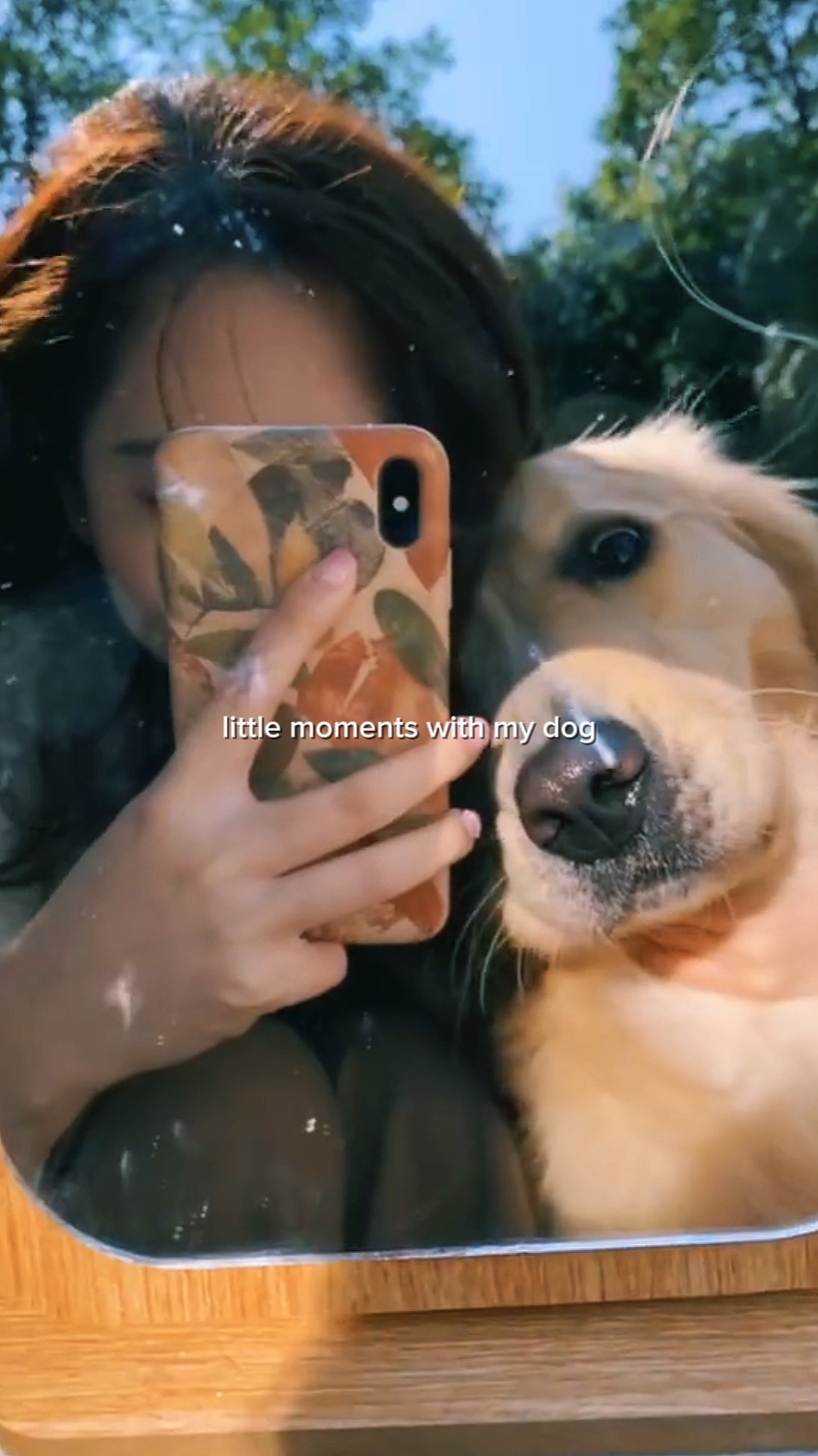Moment mit meinem Hund