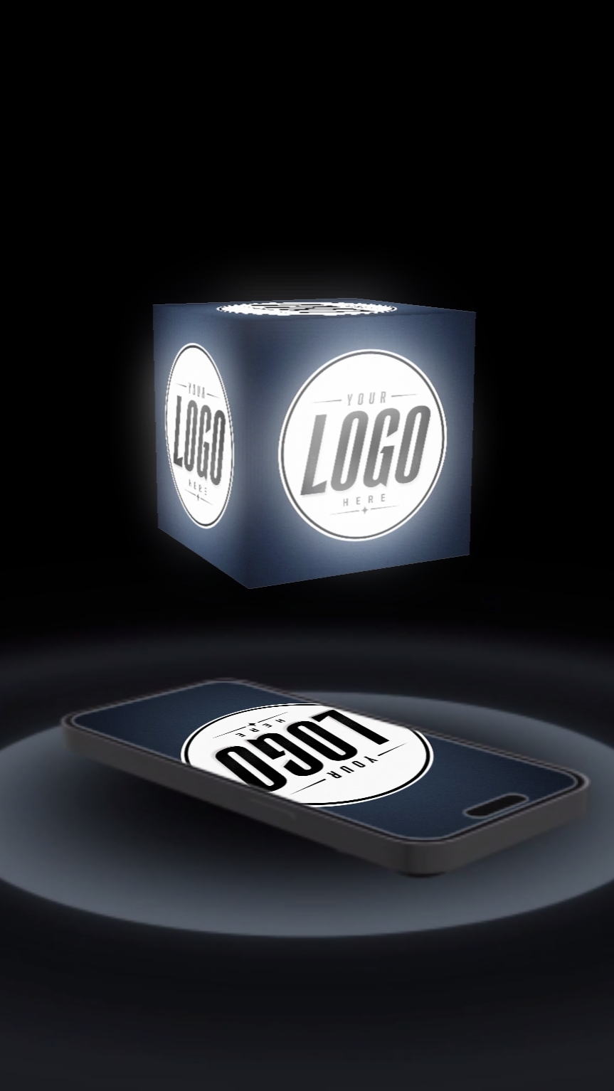 pagbubukas na may logo