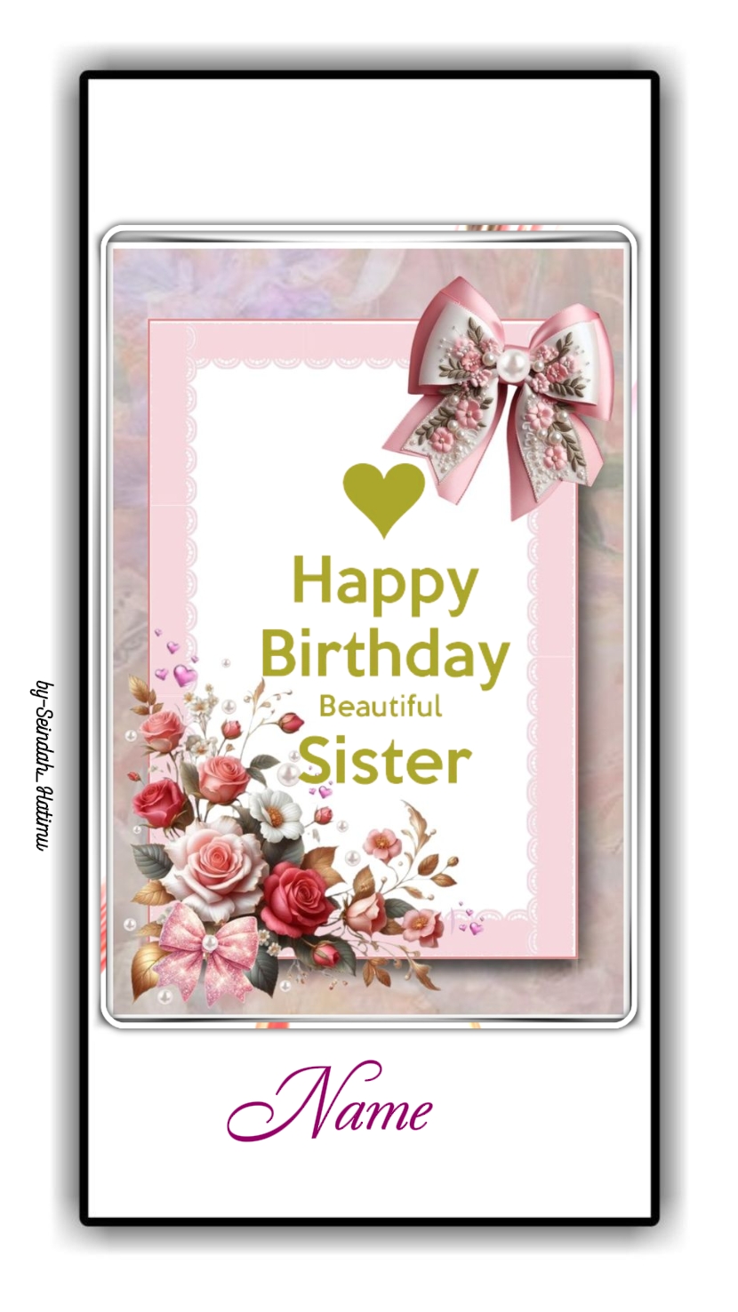 SISTER BIRTHDAY 9725