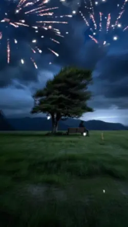 The fireworks