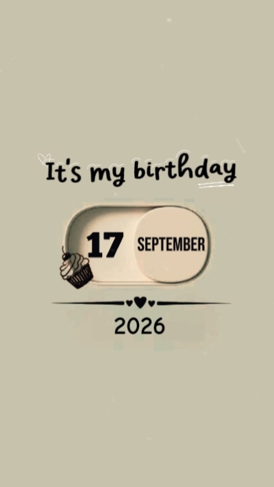 Birthday 17 Sept