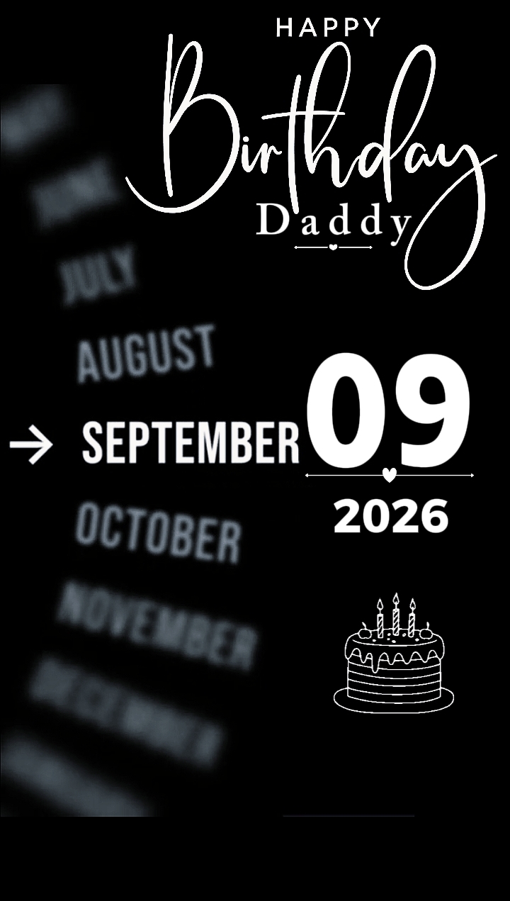 Cumpleaños Papá 09 de septiembre