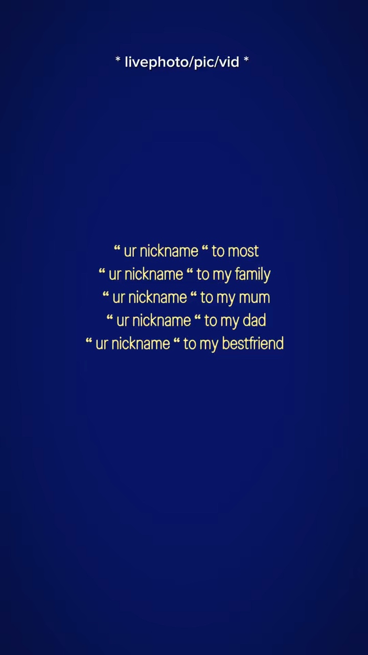 Spitzname Trend